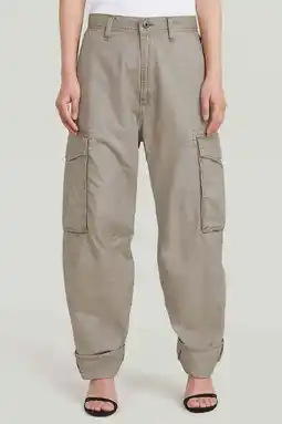 Wehkamp G-STAR regularwaist cargobroek beige aanbieding