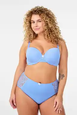 Wehkamp Zizzi maxislip LOVA lichtblauw aanbieding