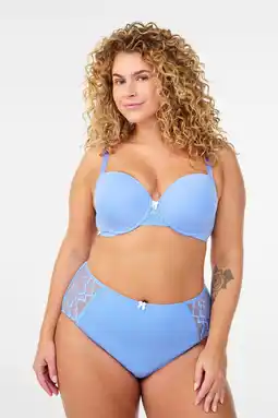 Wehkamp Zizzi maxislip LOVA lichtblauw aanbieding