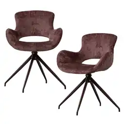 Wehkamp WOOOD eetkamerstoel (set van 2) Eliva aanbieding
