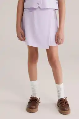 Wehkamp WE Fashion korte rok lila aanbieding