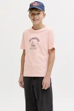 Wehkamp JACK & JONES JUNIOR T-shirt roze aanbieding