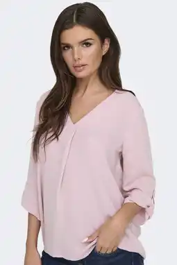 Wehkamp JDY blousetop lichtroze aanbieding