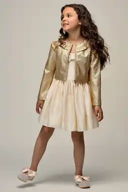Wehkamp Le Chic imitatieleren jasje zomer goud aanbieding