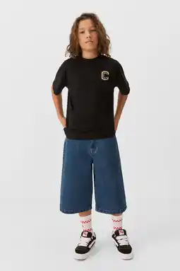 Wehkamp Coolcat oversized skater short Justin blauw aanbieding