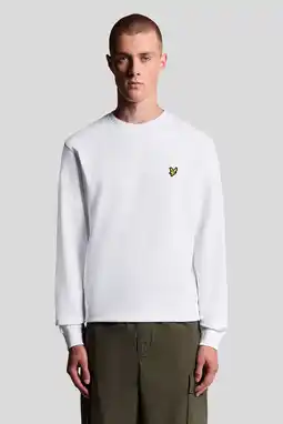 Wehkamp Lyle & Scott sweater wit aanbieding