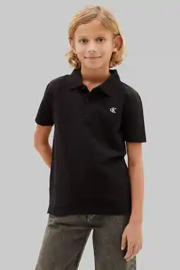 Wehkamp Calvin Klein polo zwart aanbieding