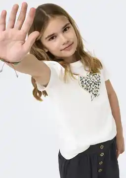 Wehkamp KIDS ONLY GIRL T-shirt wit aanbieding
