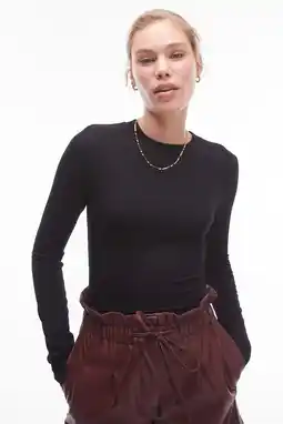 Wehkamp TOPSHOP longsleeve zwart aanbieding