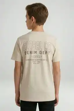 Wehkamp Cars T-shirt met backprint zand aanbieding