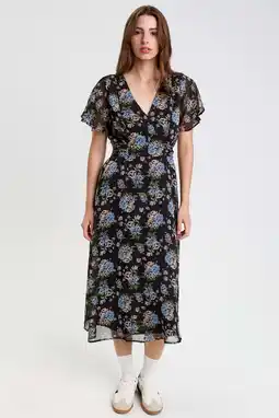 Wehkamp Cache Cache midi jurk zwart aanbieding