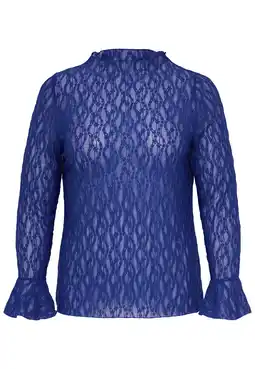 Wehkamp ONLY CARMAKOMA top blauw aanbieding