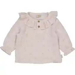 Wehkamp LEVV Newborn blouse lichtroze aanbieding