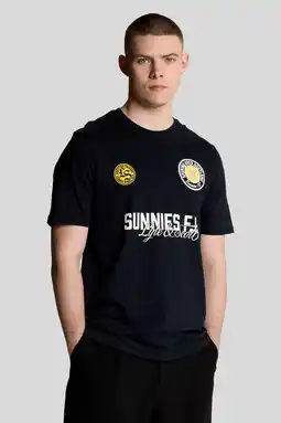 Wehkamp Lyle & Scott T-shirt donkerblauw aanbieding