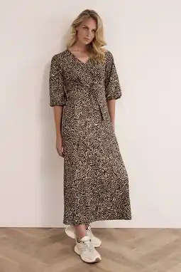 Wehkamp Tramontana midi jurk zwart aanbieding