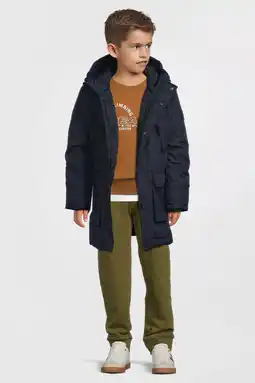 Wehkamp Me & My Monkey gewatteerde jas blauw aanbieding