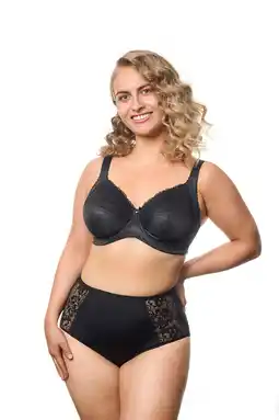 Wehkamp Plaisir niet-voorgevormde beugelbh Maria zwart aanbieding