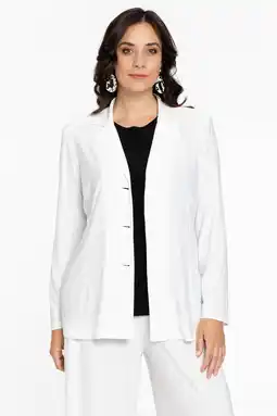 Wehkamp YOEK regular blazer wit aanbieding