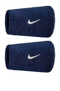 Wehkamp Nike polsbandjes - Swoosh Classic Doublewide zwart (set van 2) aanbieding