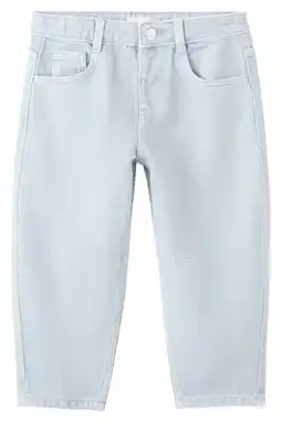 Wehkamp Mango Kids barrel jeans light blue denim aanbieding