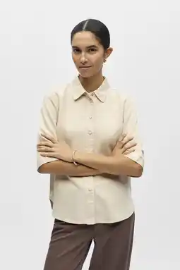 Wehkamp OBJECT denim blouse aanbieding