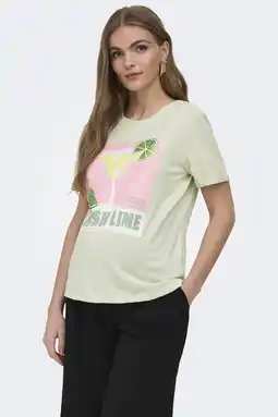 Wehkamp ONLY MATERNITY zwangerschaps T-shirt lichtgroen aanbieding