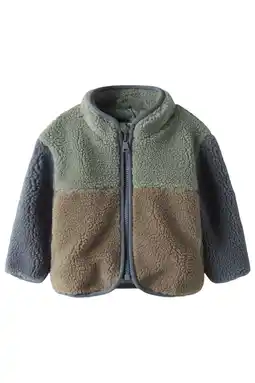 Wehkamp NAME IT BABY teddy jas groen aanbieding