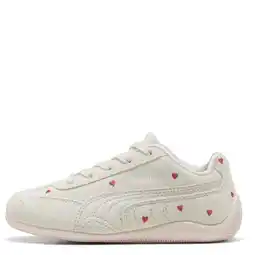 Wehkamp Puma Speedcat Amor sneakers lichtgrijs/roze aanbieding