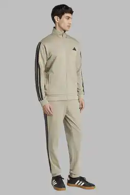 Wehkamp adidas Sportswear trainingspak beige/zwart aanbieding