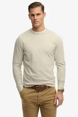 Wehkamp Superdry sweater taupe aanbieding