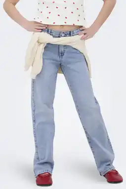 Wehkamp KIDS ONLY GIRL wide leg jeans KOGBLAIR light blue denim aanbieding