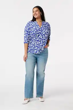 Wehkamp MS Mode top donkerblauw aanbieding