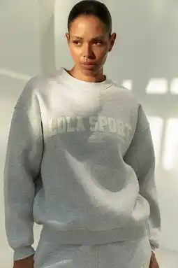 Wehkamp The Lola Club sweater Jayla grijs aanbieding