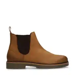Wehkamp Manfield nubuck chelsea boots cognac aanbieding