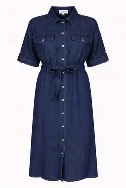 Wehkamp Zoso A-lijn jurk dark blue denim aanbieding
