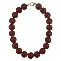 Wehkamp Bonnie Studios gold plated ketting Wilma donkerbruin aanbieding