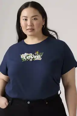 Wehkamp Levi's Plus T-shirt blauw aanbieding