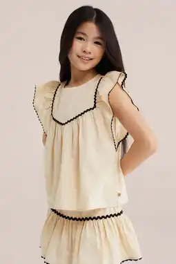 Wehkamp WE Fashion mouwloze top beige aanbieding