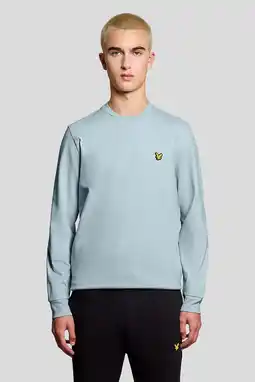 Wehkamp Lyle & Scott sweater lichtblauw aanbieding
