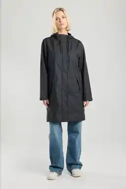 Wehkamp America Today regenjas zwart aanbieding