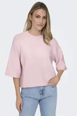 Wehkamp ONLY pullover lichtroze aanbieding