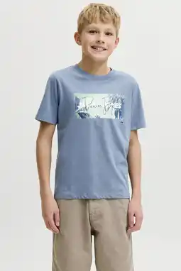 Wehkamp JACK & JONES JUNIOR T-shirt blauw aanbieding