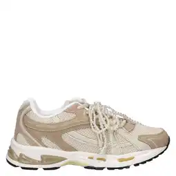 Wehkamp Nelson chunky sneaker met kralen veter beige aanbieding