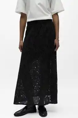 Wehkamp OBJECT maxi rok zwart aanbieding