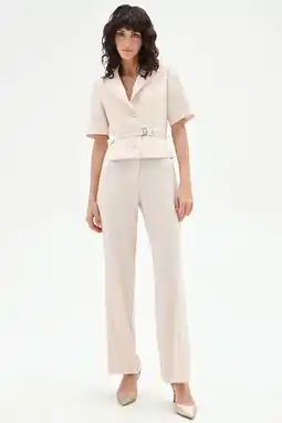 Wehkamp Rinascimento getailleerde blazer - beige aanbieding