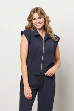 Wehkamp Co Woman gilet donkerblauw aanbieding
