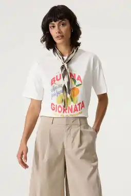 Wehkamp Garcia T-shirt wit aanbieding