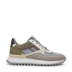 Wehkamp Floris van Bommel Noppi 29.57 nubuck sneakers taupe/lichtblauw aanbieding