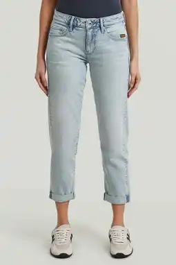 Wehkamp G-STAR lowwaist boyfriend jeans lichtblauw aanbieding