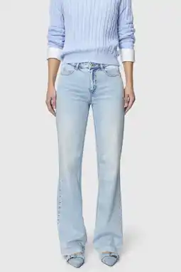 Wehkamp MAC straight leg jeans light blue denim aanbieding